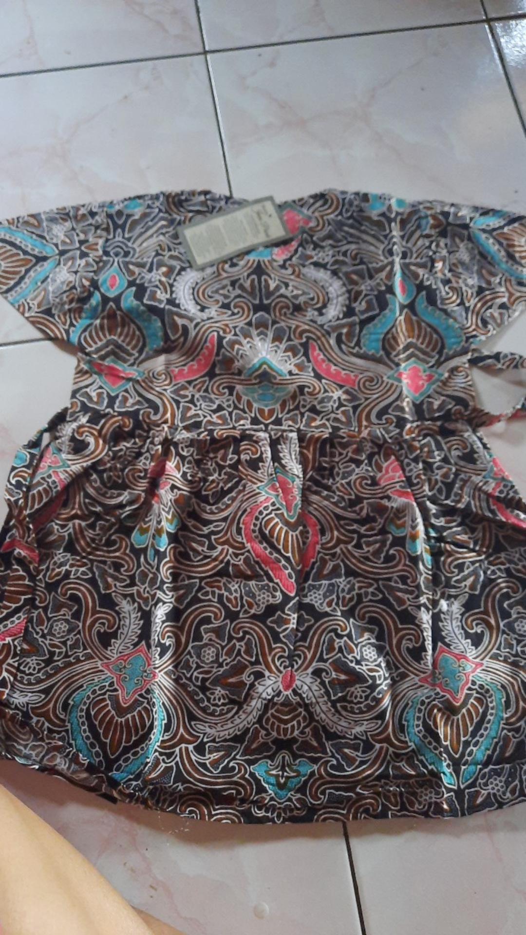 Dress Batik Anak Usia 2 Sampai 10 Tahun - Motif Batik Bervariasi - Batik Anak Harga Ecer Bisa Cod