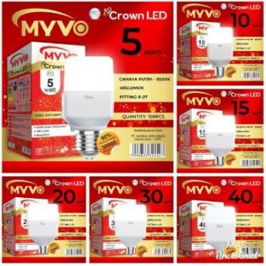 Lampu Led Myvo Crown 10 Watt  Super Duper Terang