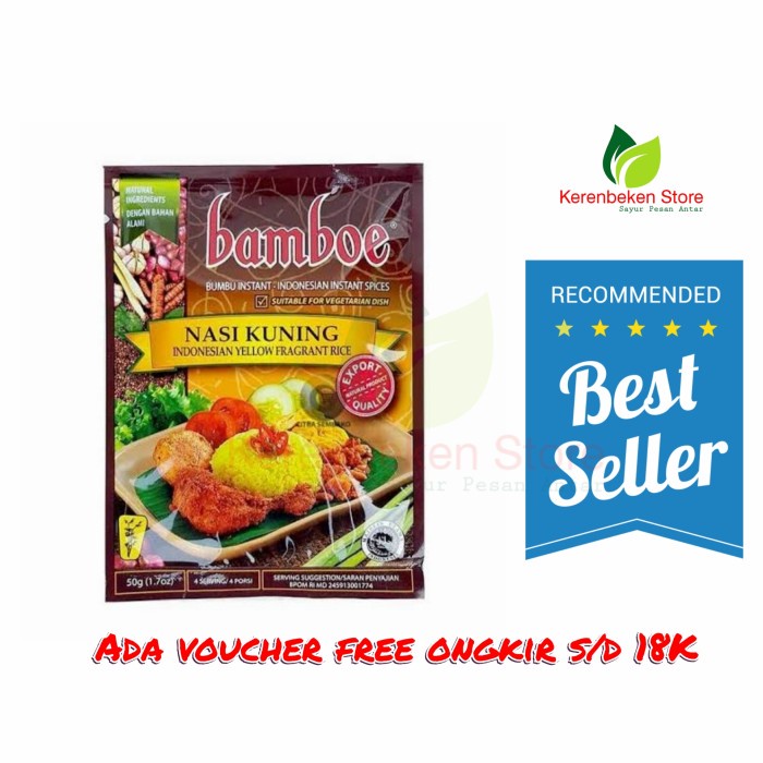 

bamboe bumbu instan nasi kuning 59gr