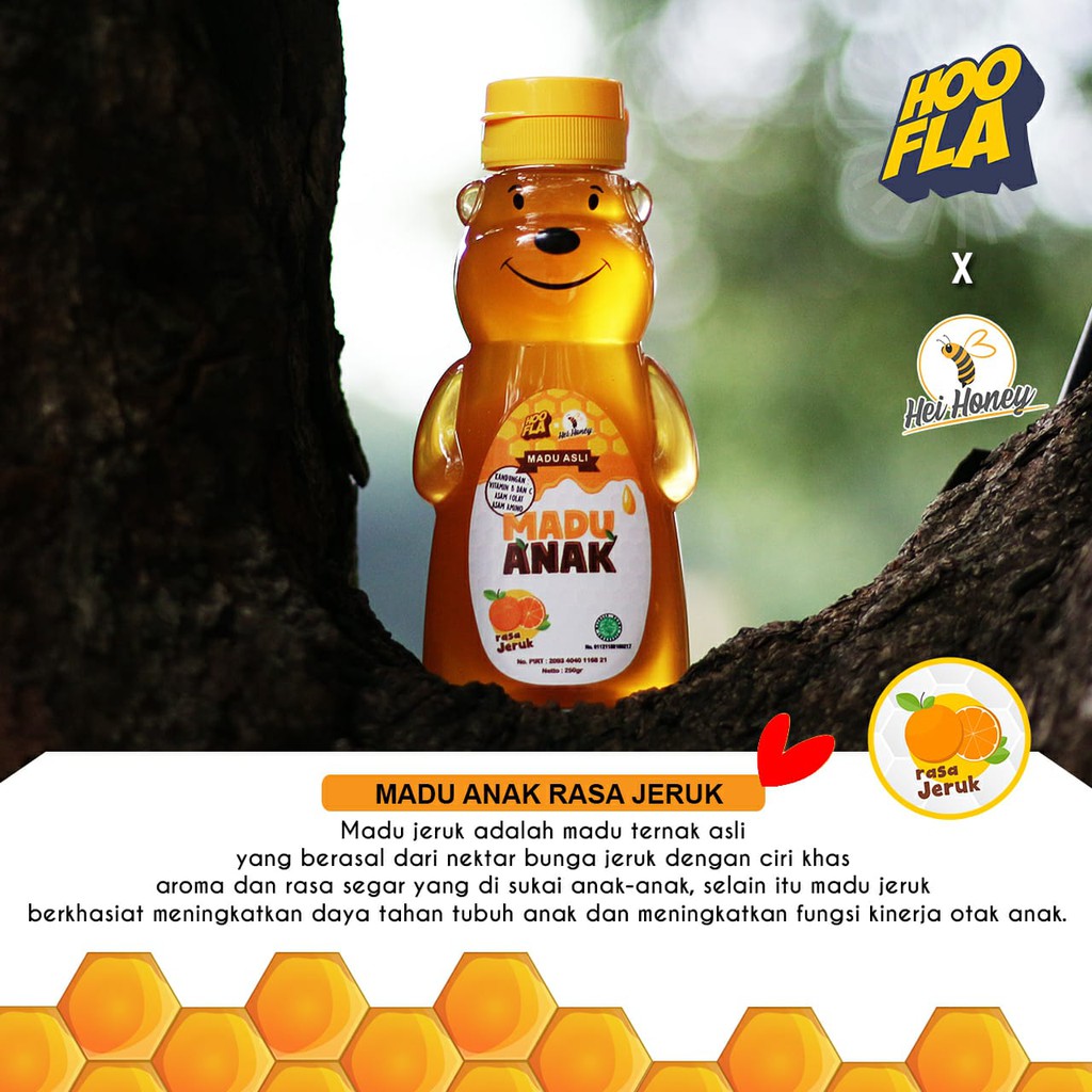 

Madu Anak Murni Madu Aneka Rasa Madu Buah Murni Anak Suplemen Rasa Jeruk dan Kelengkeng Hooflakids