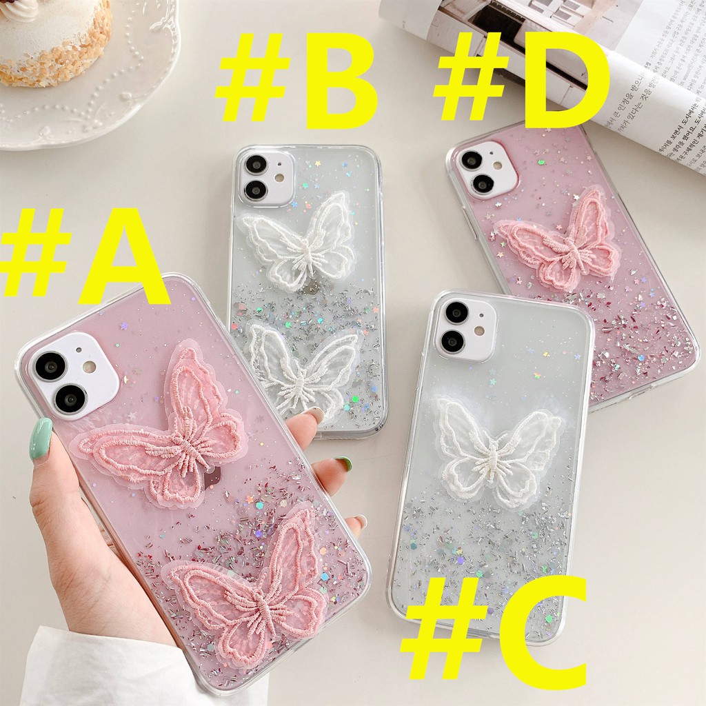 Download Butterfly Soft Case Silikon Transparan Glitter Kupu Kupu 3d Untuk Samsung Note 20 Plus Note 20 Note 10 Lite Note 10 5g Note 10 9 8 Shopee Indonesia