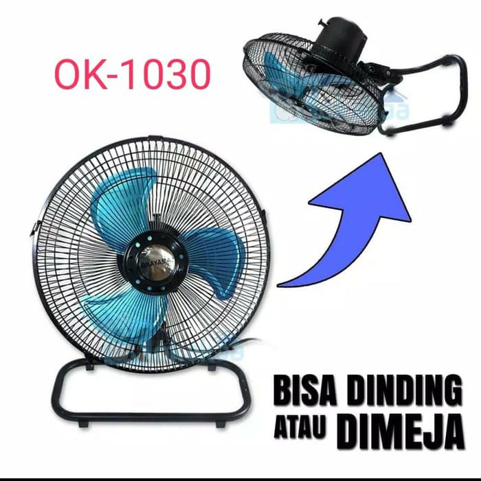 Okayama , 1030 , 1230  Kipas angin besi tornado ,  10 inchi 2in1 angin kencang sejuk