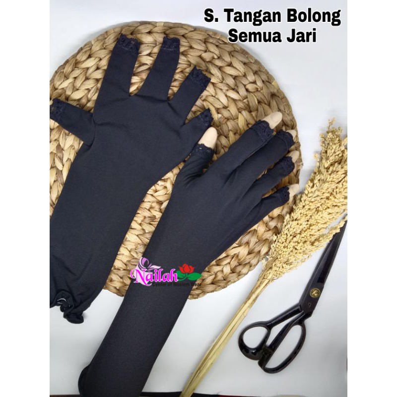 Grosiran Sarung Tangan Touchscreen Bolong Semua Jari Muslimah Gloves Shopee Indonesia