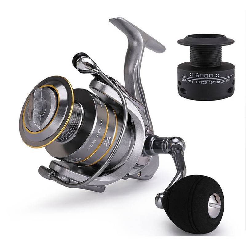 Set Reel Pancing Metal Kecepatan Tinggi 15kg Max Power 14 + 1bb 5.5: 1