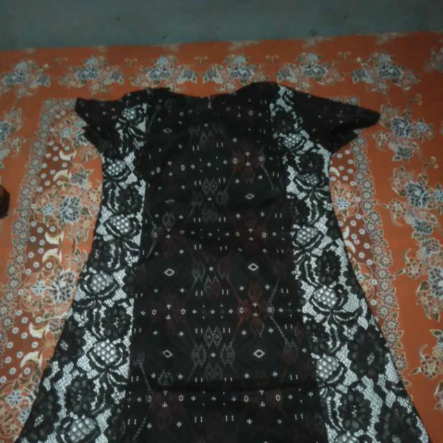 Couple Batik Kairo Mix Burkat Kemeja Dan Dress