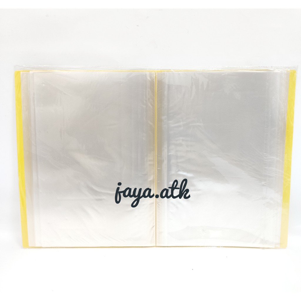 MAP PLASTIK DOKUMEN FOLIO F4 20 LEMBAR CLEAR HOLDER FOLIO F4 DOKUMEN KEEPER DOCUMENT HOLDER