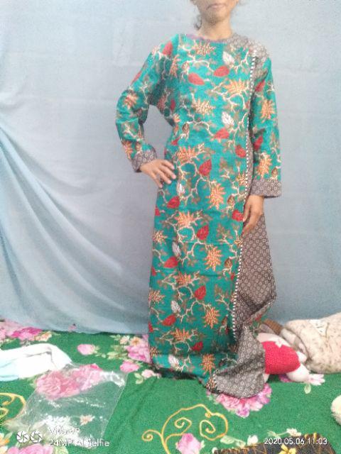 Gamis Batik Manggar, Padi, Sekar, Cantik, Kubis, Kipas, Daun