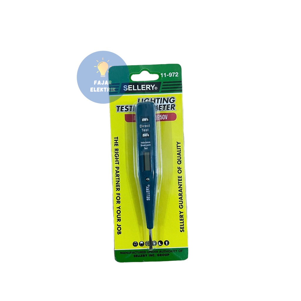 SELLERY ELECTRICAL TEST SCREWDRIVER DCY 99-3