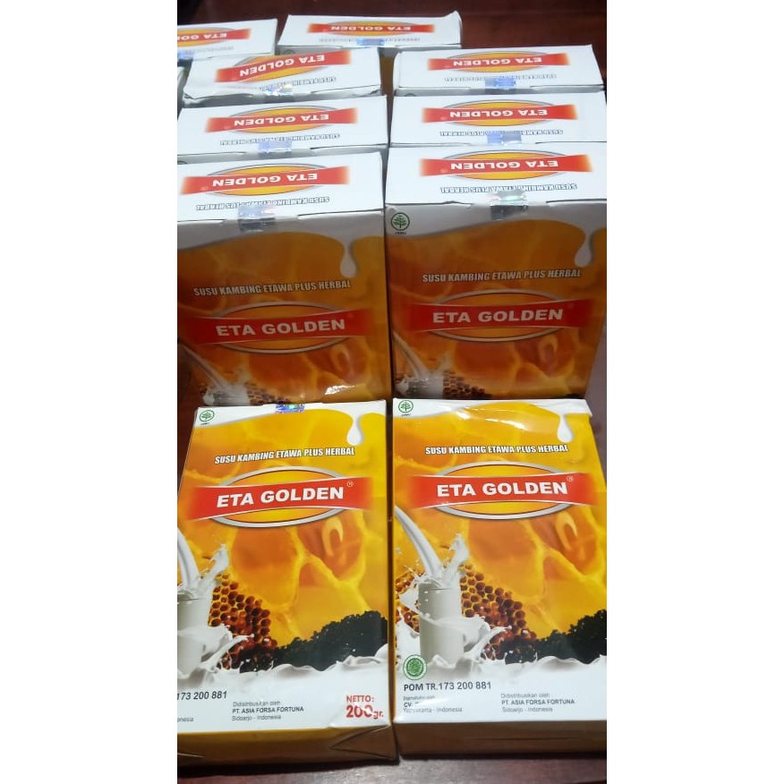 

Eta Golden Susu kambing etawa plus propolis habbatusauda herbal