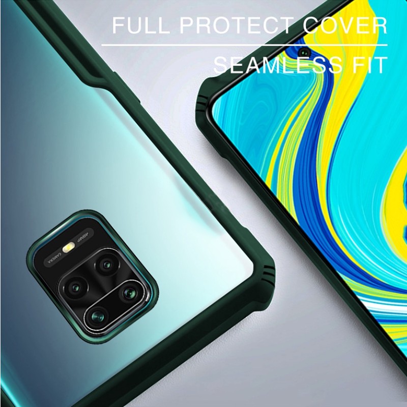 Case Xiaomi Redmi Note 9s , 9 Pro , 9 Pro Armor Fusion Shockproof Transparent Premium Casing