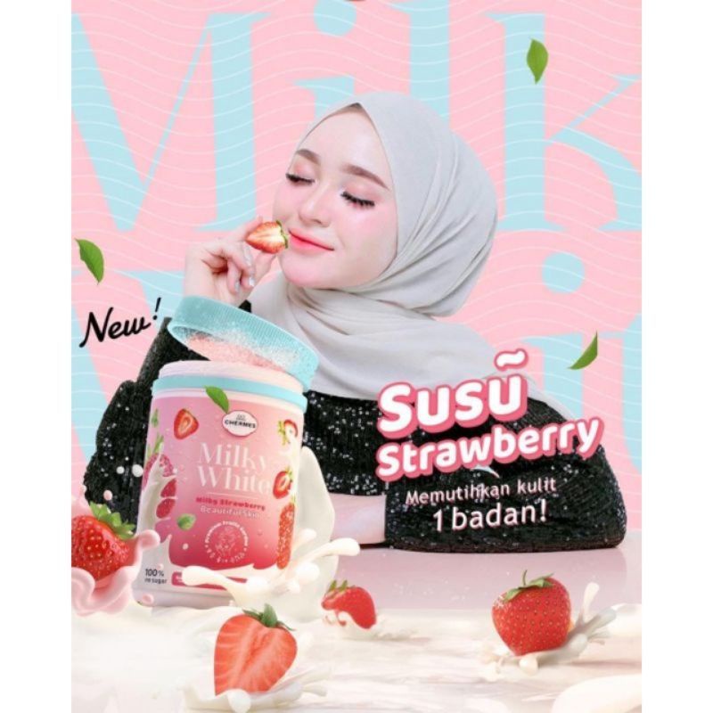 

(READY STOK)MILKY WHITE FORMULA BARU BY CHERMES 100% ORIGINAL & BPOM(SUSU COLLAGEN PEMUTIH BADAN AMPUH)