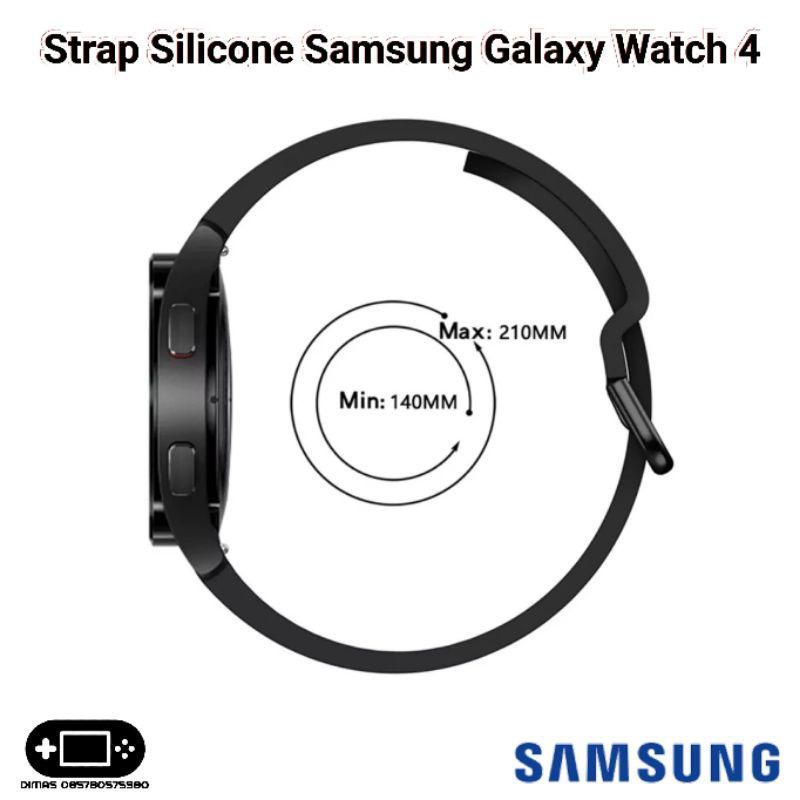 Strap Samsung Galaxy Watch 4 Classic 40mm 42mm 44mm 46mm Tali Jam Rubber Colorful Buckle Model Active