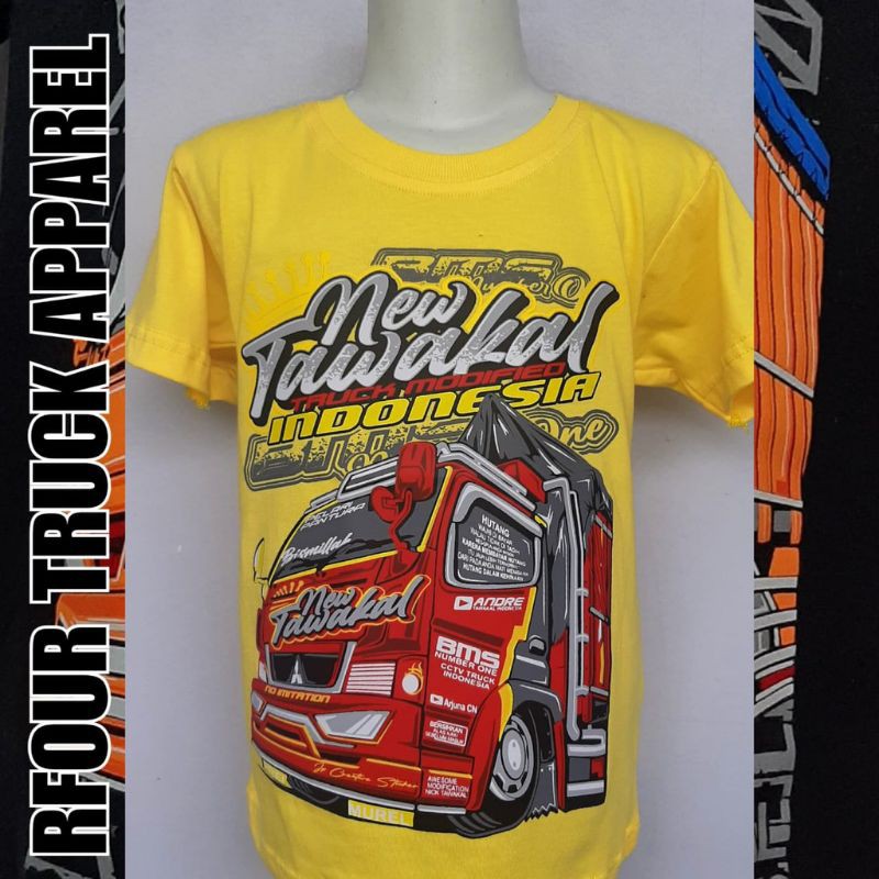 kaos truk tawakal anak viralll original