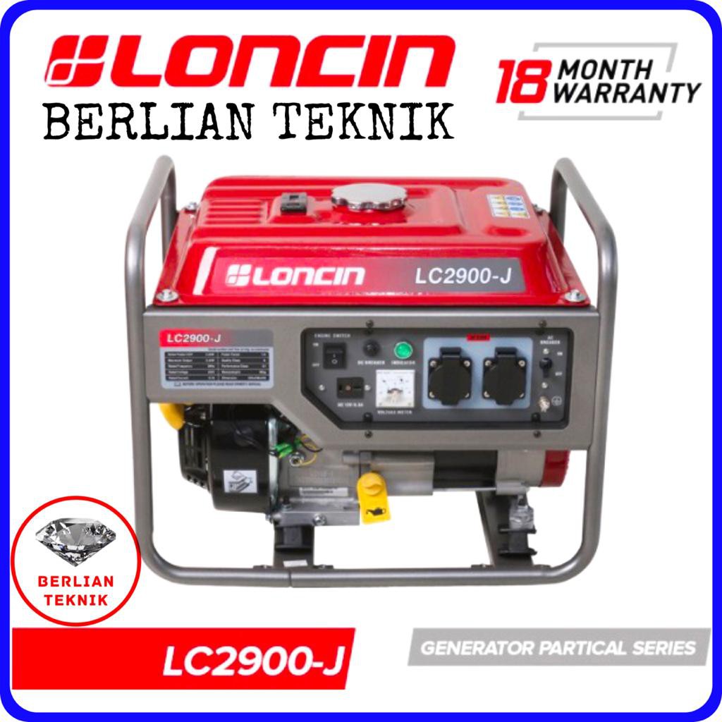 Gasoline Generator Mesin Genset Bensin Loncin LC 2900 / 2000 Watt