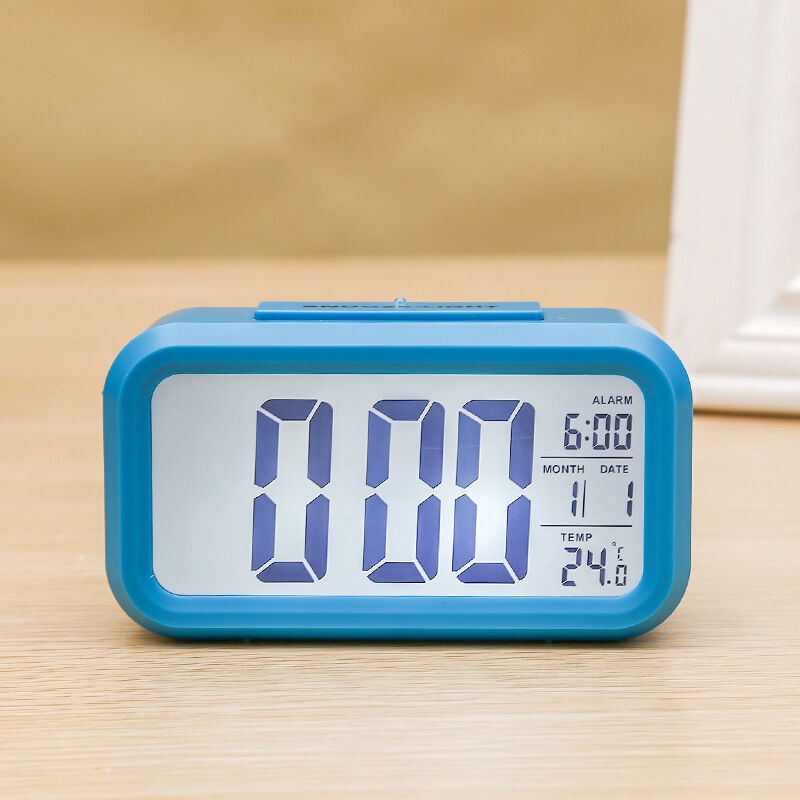 Mi.more Jam Meja Digital / Jam Weker / Digital Smart Alarm Clock Sensor Cahaya Smart Alarm Kotak Berkualitas Tinggi