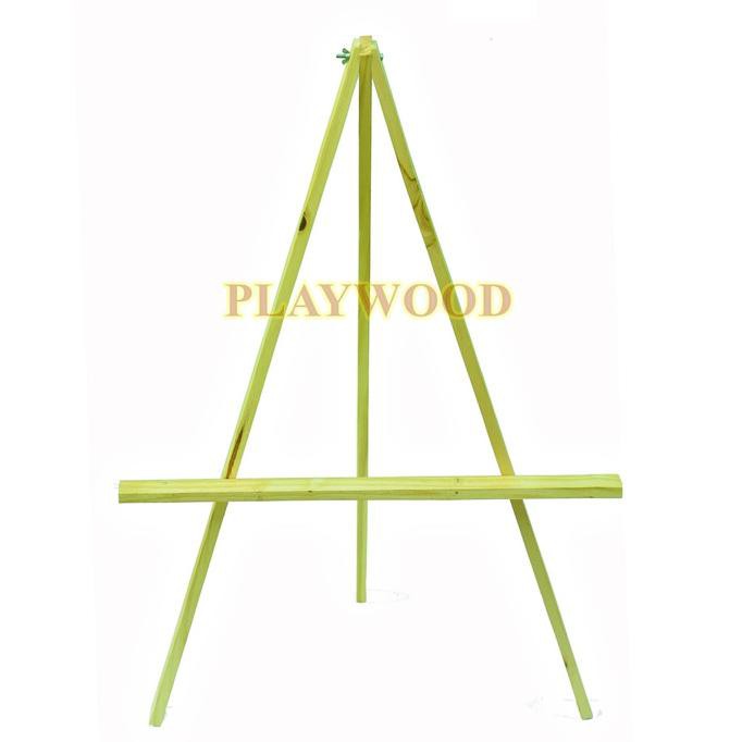 

New! Wooden Easel 90X90 Cm/Stand Kayu/Tripod Kayu Photo/Stand Lukis Murah