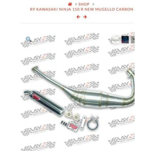 Knalpot Racing R9 Kawasaki Krr Kr Karbon