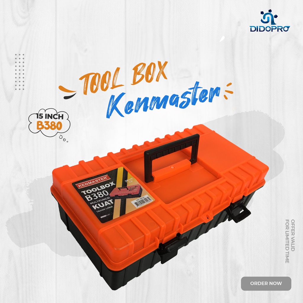 kenmaster b380 tool box - b380 toolbox - kotak perkakas