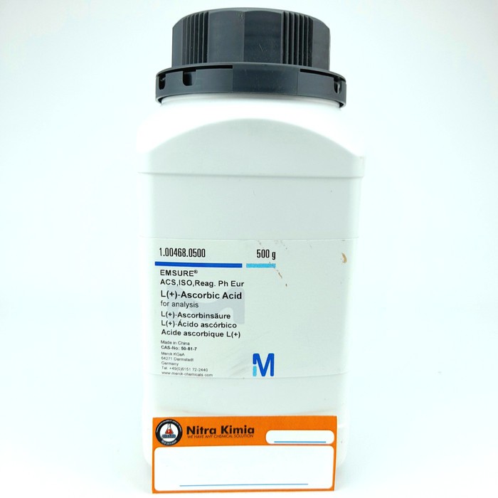 Ascorbic Acid Merck/Askorbik Acid/Asam Askorbat/Vitamin C/Vit C