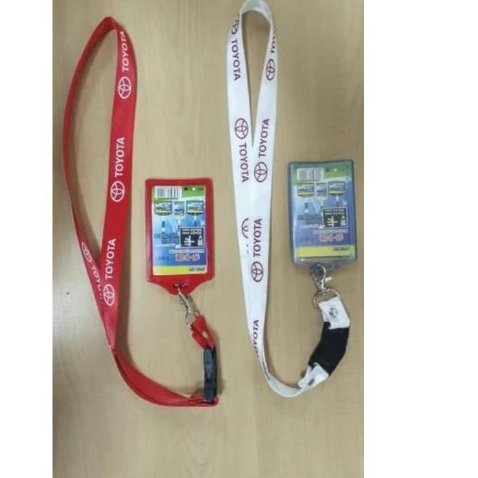 

QR7$8N @ .Tali Gantungan ID Card Lanyard Toyota|,,!