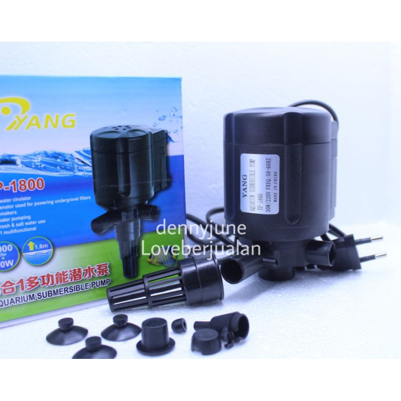 Pompa Akuarium Celup YANG YP 1800 Power Head Mesin Filter 30 watt