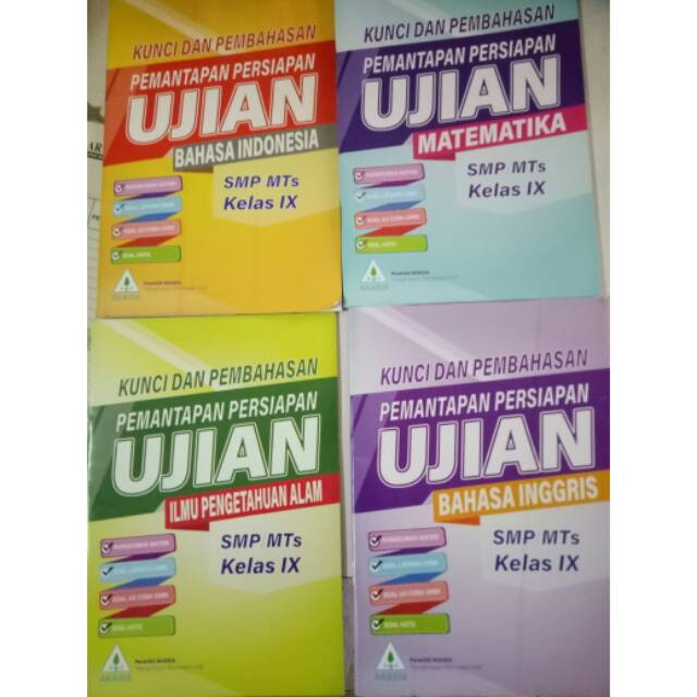 Sepaket Kunci Jawaban Un Pemantapan Persiapan Ujian 2020 Shopee Indonesia