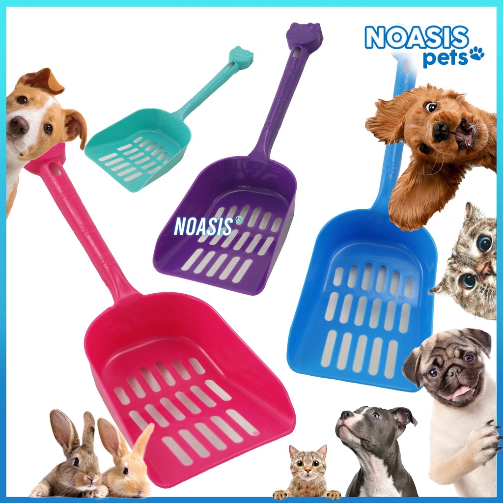 Sekop Kotoran Kucing Kitty 26 cm Cat Litter Scoop Hello Serokan Pasir Kucing Lucu