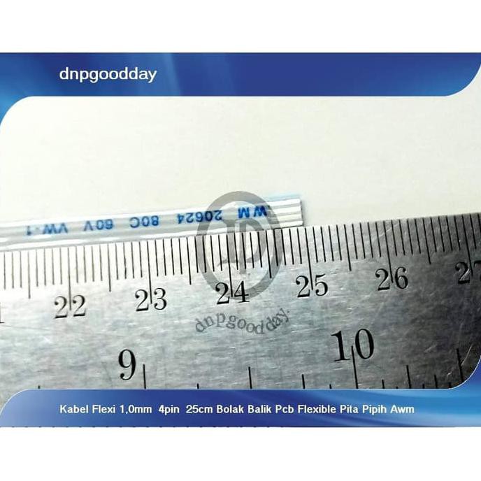 

Kabel Flexi 1.0Mm 4Pin 25Cm Bolak Balik Pcb Flexible Pita Pipih Awm Dnpgood11 Buru Order