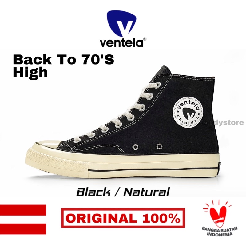 Ventela Bts 70s High Black Natural [ORIGINAL]