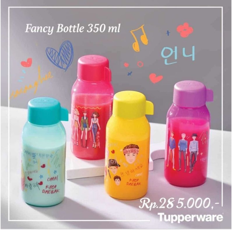 Fancy bottle tupperware / eco korea k-pop tupperware