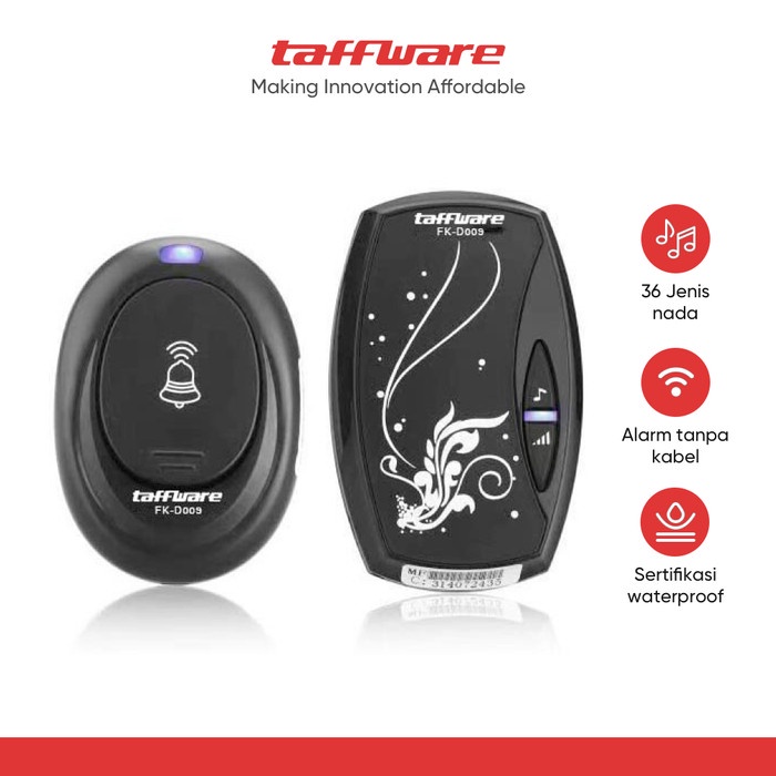 Taffware Forecum Alarm Pintu Wireless Waterproof w/ Plug - FK-D009