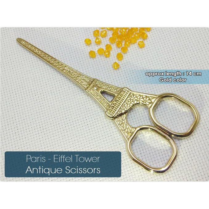 

PROMO Gunting Craft Fancy Unik : Eiffel Tower - Paris Retro (Gold / Emas)