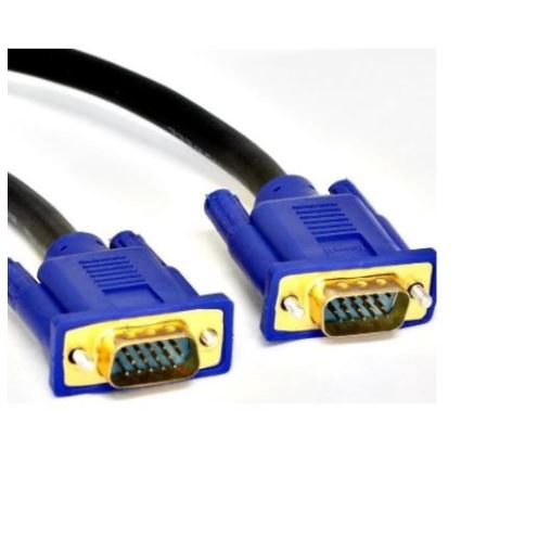 Kabel vga nyk gold plated 5m 1080p Full hd for monitor - Cable vga 5 meter goldplated