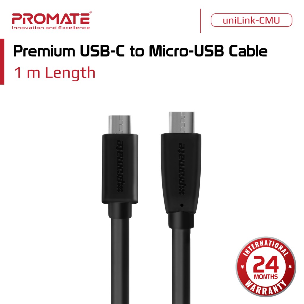 Kabel Data Charger Micro USB Type C - uniLink-CMU Mikro Cable PROMATE