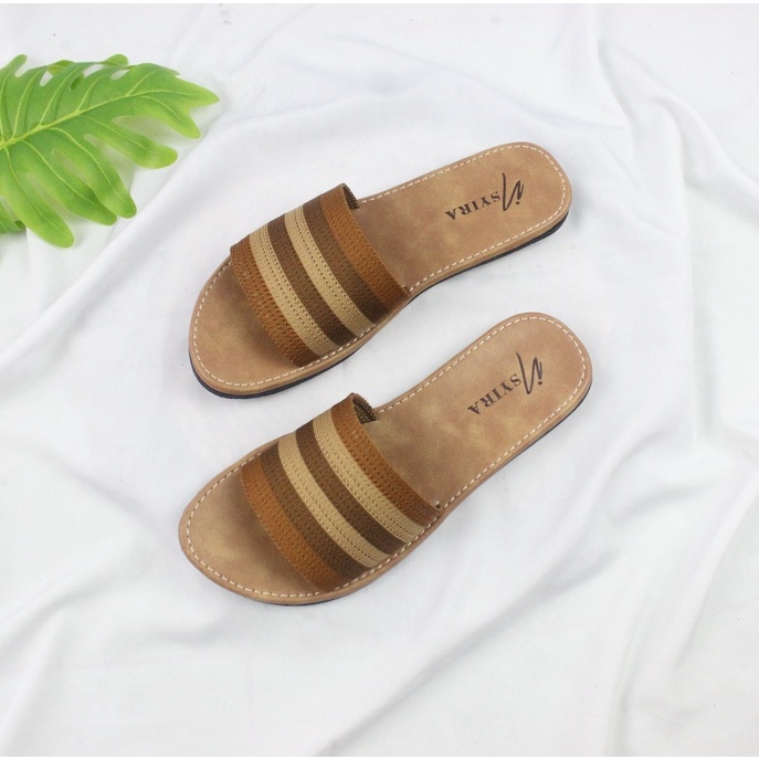 Insyira - Sandal Wanita Renata / Sandal Selop Wanita Non Slip / Sandal Rajut