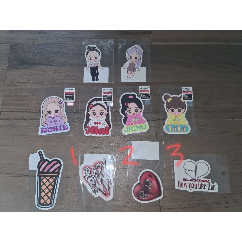 BLACKPINK JISOO JENNIE ROSE LISA YG SELECT OFFICIAL STICKER