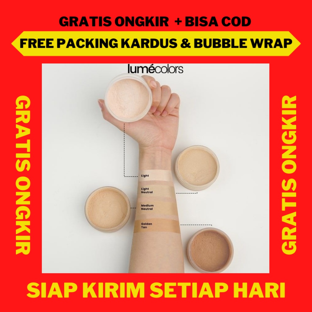 Lumecolors Loose Powder, Lumecolors Bedak Tabur, Loose Powder Lumecolors With Oil Control, Loose Pow