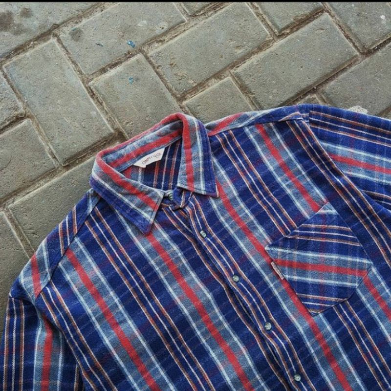 FLANNEL OMPHALOS bahan tebal