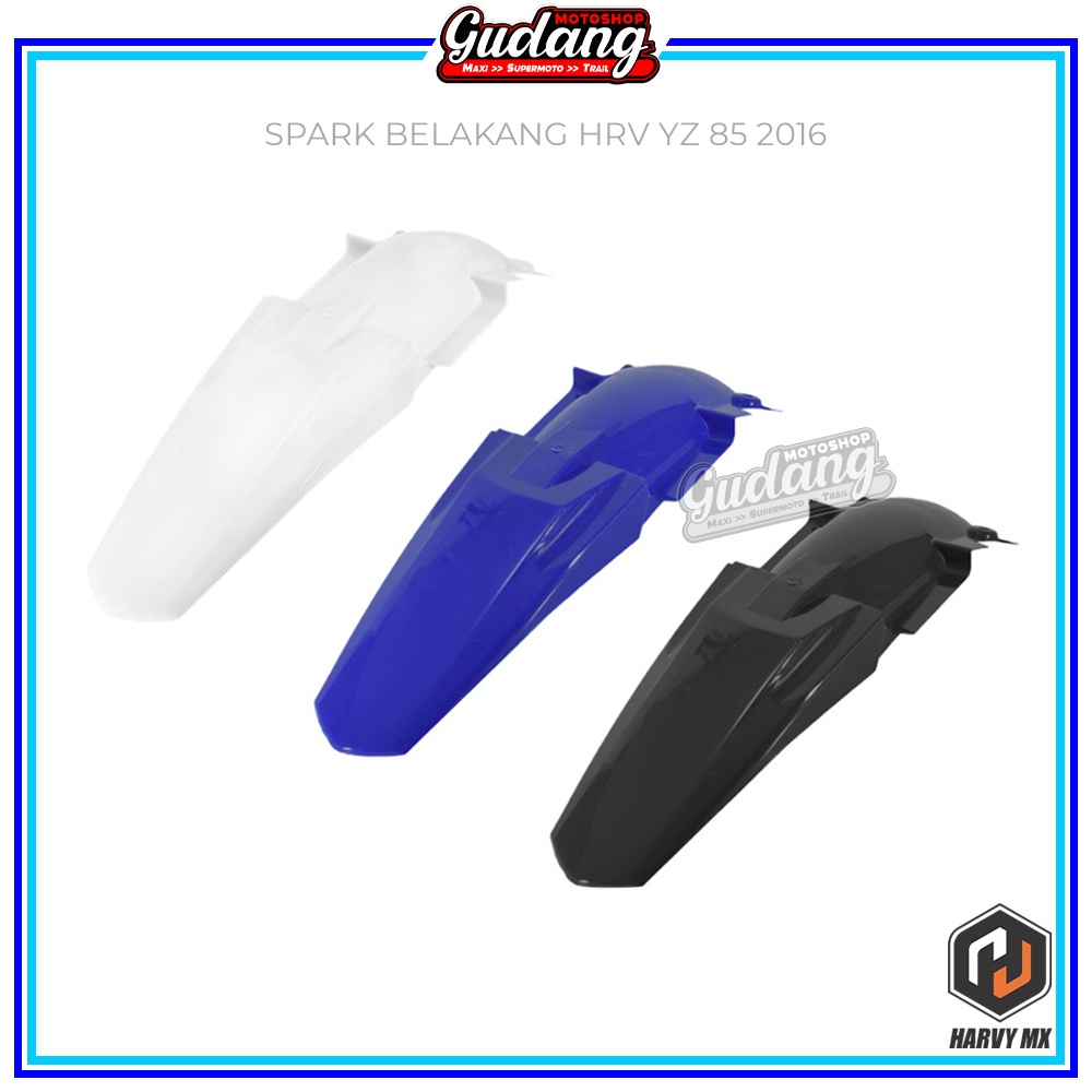 Sparkboard Spakbor Spark Slebor Belakang  HRV YZ 85 2016  NEW YZ 85 OLD Hitam Putih Biru