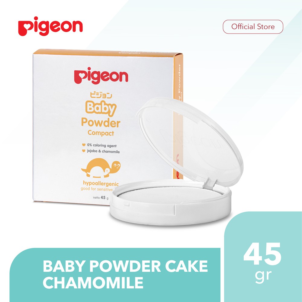 PIGEON Baby Powder Cake Chamomile 45Gr 45 gr Bedak Bayi