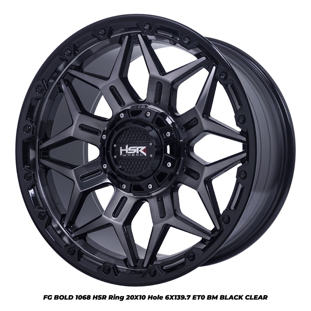 Velg R20 Mobil Pajero Fortuner Ranger HSR FG BOLD 1068 Ring 20 Lubang 6 I Toko Velg Probolinggo