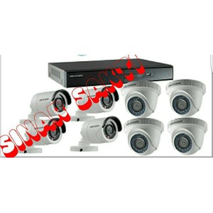 PAKET CCTV HIKVISION DVR 16CH + 8 CAMERA 2MP 1080P ( LENGKAP TGGL PASANG) ORIGINAL