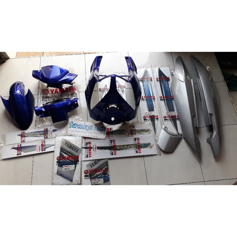 striping body Original Nouvo Z Biru Silver 2005