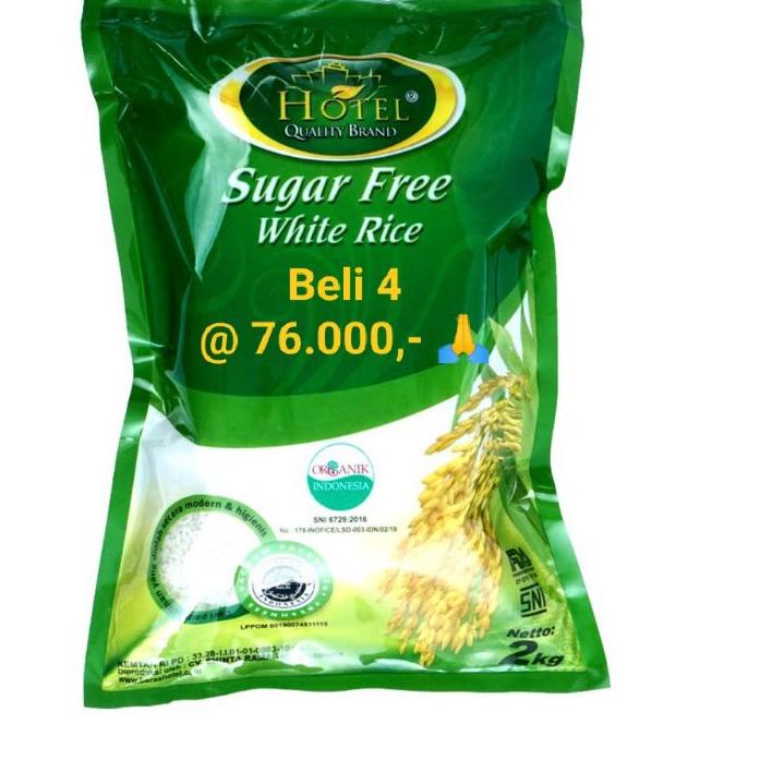 

Baru - Sugar Free Beras Bebas Gula atau Diabetes 2 Kg 100 % ORI