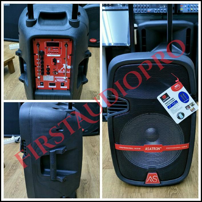 Speaker Portable Wireless Meeting Asatron Ht-8870 ( 12 Inch )