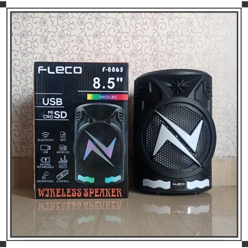 Speaker Bluetooth 8.5 Inch Fleco F-8865