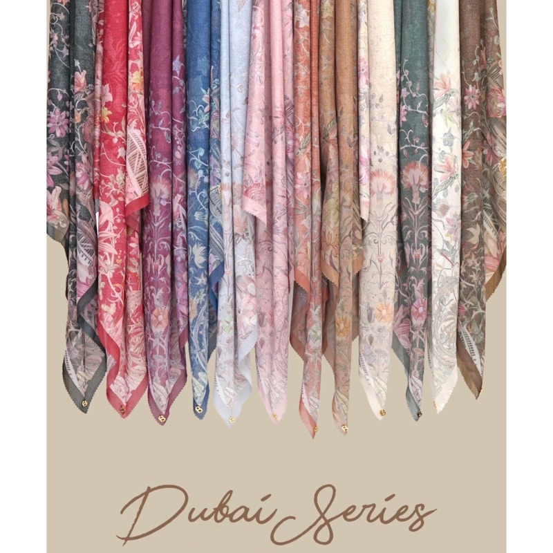 Buttonscarves Dubai Series Ivory