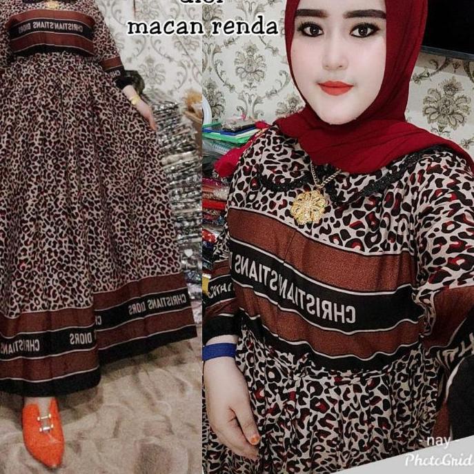 ⚡️9.9 sale⚡️ Gamis Cristian Dior Kra Renda, banyak varian 