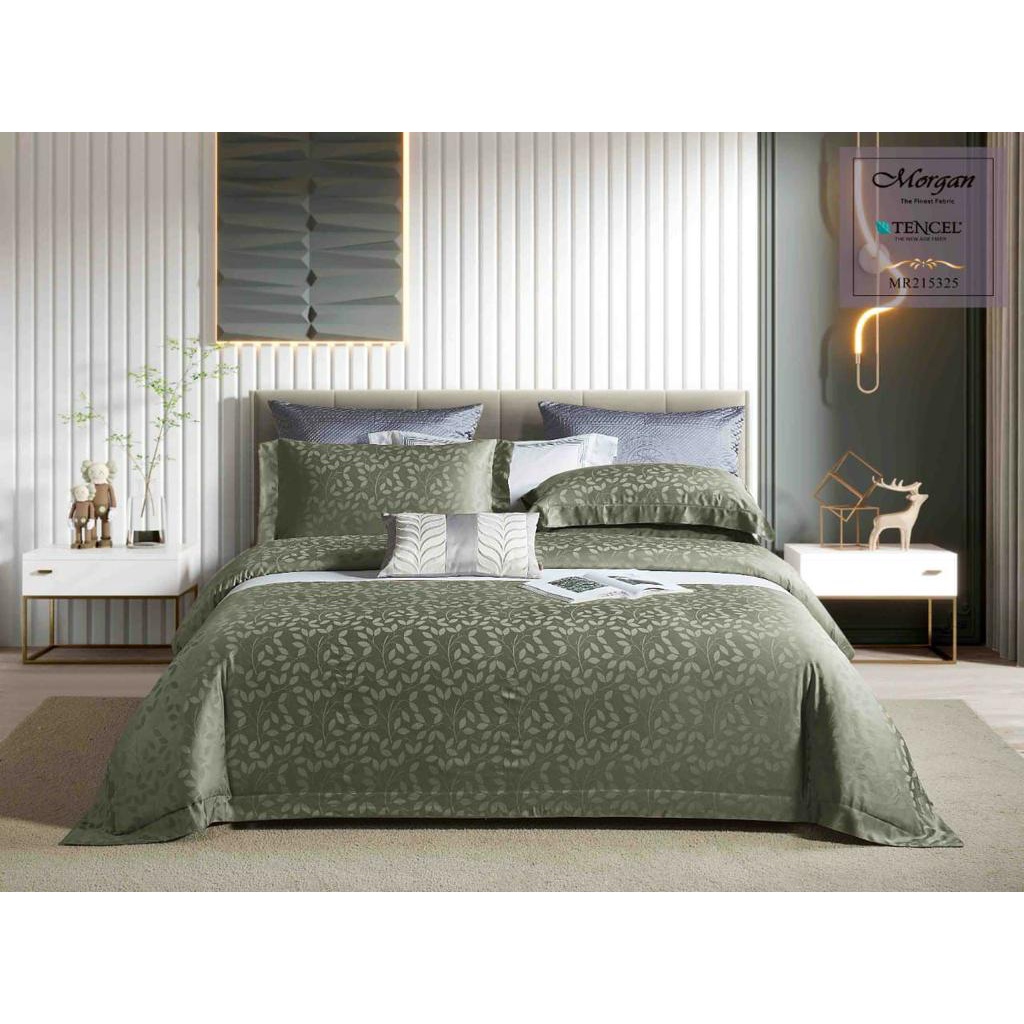 Einhomestuff Sprei Jaguar Bermotif Hijau