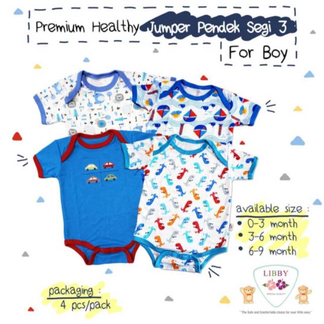 LIBBY JUMPER PENDEK FOR BOY 4 PCS